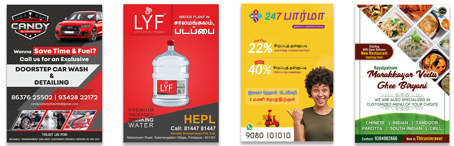 Flyers and Leaflets Design and Printing in Chennai