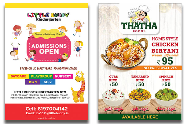 Flyers and Leaflets Design and Printing in Chennai