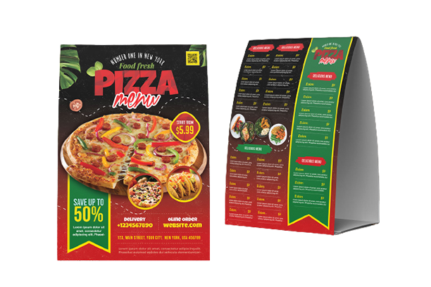 Table Tent Card Design and Printing in Chennai